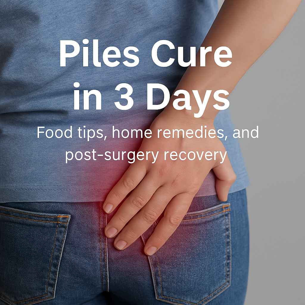 Piles Cure in 3 Days – Fast & Effective Relief