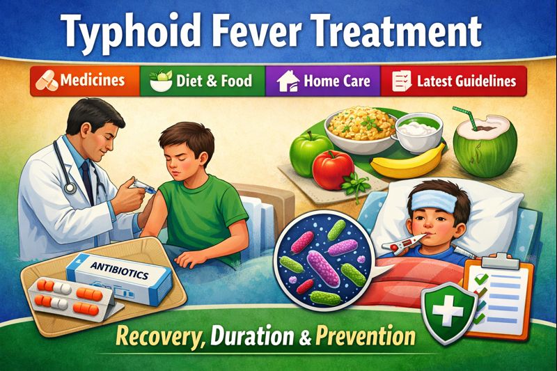 Typhoid Fever Treatment Medicines, Duration, Diet, Home Care & Latest Guidelines