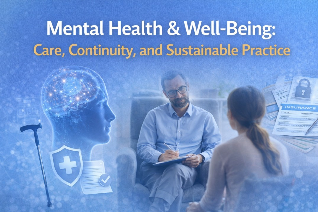 Mental Health & Well-Being – Care, Continuity & Sustainable Practice
