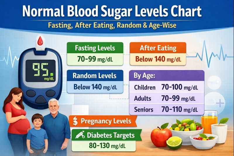 Normal Blood Sugar Levels Chart